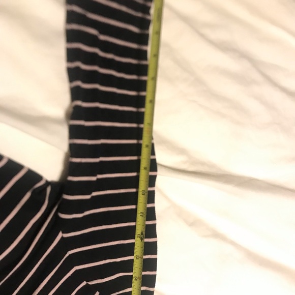 H&M Boatneck Black and Pink Striped Shirt - Picture 6 of 11